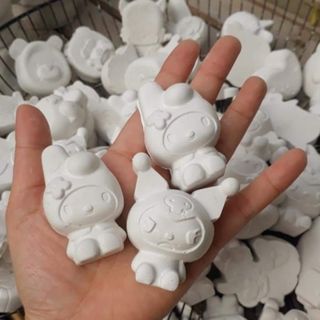 Tượng thạch cao tô màu giá rẻ mẫu dễ thương