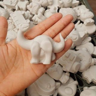 Tượng thạch cao tô màu giá rẻ mẫu dễ thương