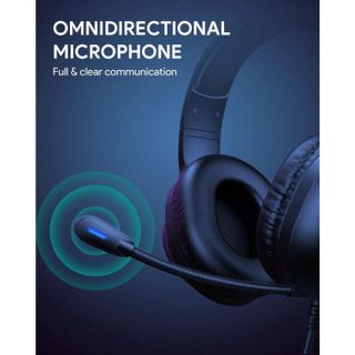 Tai Nghe Chụp đầu Có Dây HEAPHONE RGB AUKEY GHX1 Gaming Led Có Mic Cho PC