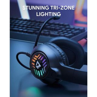 Tai Nghe Chụp đầu Có Dây HEAPHONE RGB AUKEY GHX1 Gaming Led Có Mic Cho PC