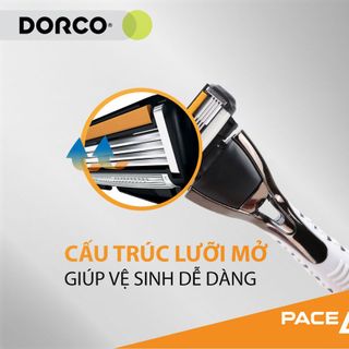Dao cạo râu 4 lưỡi DORCO PACE 4