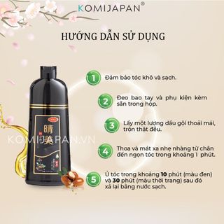 Dầu gội phủ bạc Komi Nhật 500ml - nhập khẩu nhật bản