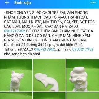 Tuong thach cao to mau gia si to tuong