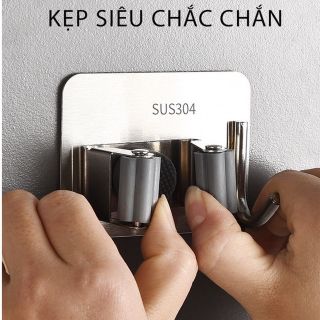 Móc Treo Chổi Dán Tường, Giữ Cây Lau Siêu Chắc Chịu Lực Tốt