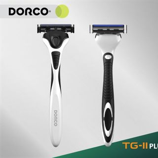 Dao cạo râu 2 lưỡi Dorco TG-II Plus và 10 đầu thay thế