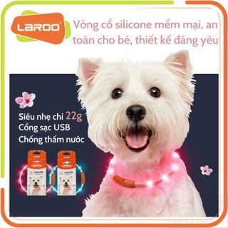Đồ chơi cho Chó, Mèo - Vòng cổ phát sáng đáng yêu F33 LAROO
