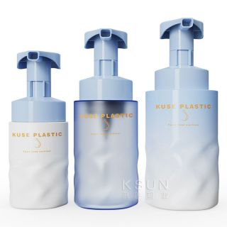PET Vỏ Bình Sữa Tắm, bình Rửa Tay, Chai Dầu Gội Lợn Sóng Trong Đục 150ml - 250ml - 350ml ( vỏ Bình In LoGo Theo Yêu Cầu ) Hàng Giá Tận Xưởng
