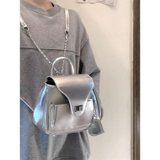 BALO DA SÁP KÈM MÓC TIM, PHỐI XÍCH PHONG CÁCH ĐƯỜNG PHỐ WH412 - WINNIE HOUSE giá sỉ