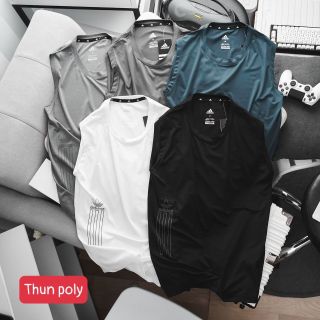 Tổng Tank top thun poly/ lỗ kim 4c ,trơn láng, mát rượi, co giãn thoải mái