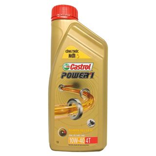Nhớt castrol power 1 10W40 0.8L 1.0L chính hãng - xe số giá rẻ