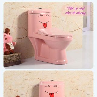 Bồn cầu trẻ em nhiều mắc màu sắc sinh động giúp bé thích thú khi đi vệ sinh và tạo tính tự lập cho trẻ nhỏ