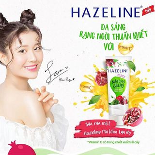 Hazeline SRM Matcha & Lựu Đỏ 100g