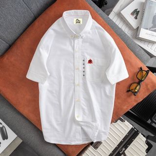 ÁO SƠ MI XUẤT KHẨU NGẮN TAY 01 giá sỉ