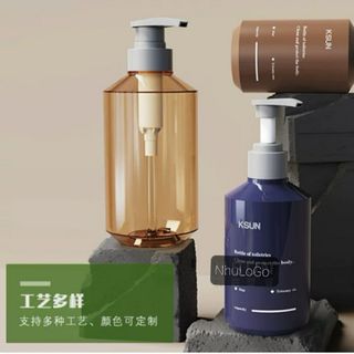 PET Vỏ Bình Sữa Tắm, Mỹ Phẩm , Dầu Gội Vòi Nhấn From Bầu Bóng Nhám Sang Trọng 300ml-500ml ( Vỏ Bình In LoGo Theo Yêu Cầu ) Hang, Giá Tận Xưởng.
