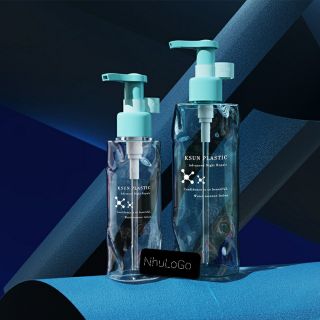 PETG Vỏ Bình Sữa Tắm, Chai Dầu Gội Dạng Sóng Gợn Vòi Nhấn Fom Hiện Đại 150ml-300ml ( Vỏ bình In LoGo Theo Yêu Cầu ) Hàng, Giá Tận Xưởng.