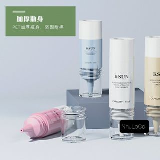 PET Vỏ Chai Mỹ Phẩm Serum Nhựa P₫ Nắp Nhấn Mũi Kim Cao cấp 10ml-15ml ( vỏ Chai in LoGo Theo Yêu Cầu) Hàng, Giá Tận xưởng.