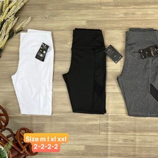 Quần lỡ phối lưới Chất thun co dãn 4c, dày, mịn