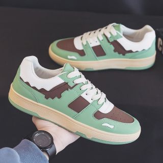 Giày Thể Thao Nam Phối Màu Đế Thấp Da Lộn Bản Cao Cấp 2023 MĐG