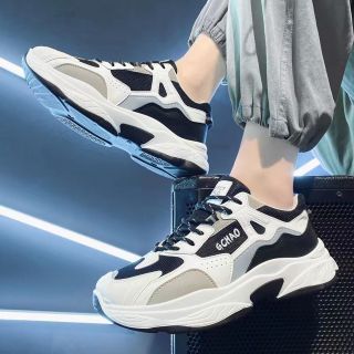 Giày Sneaker Nam Thể Thao GChao Viền Phản Quang phong cách hiện đại, tăng chiều cao nổi bật