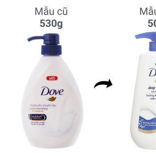 Dove Sữa Tắm Dưỡng Ẩm Sâu 500g (Xanh Đậm)