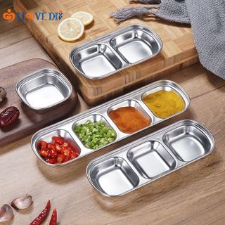 CHÉN ĐỰNG NƯỚC CHẤM INOX 3 NGĂN
