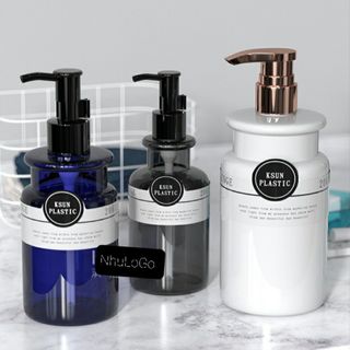 Vỏ Bình Sữa Tắm, Dầu Gội Vòi nhấn, Nhựa PE Trong Đục Cao Cấp 200ml-300ml-500ml ( Vỏ Bình In LOGo Theo Yêu Cầu) Hàng, Giá Tận Xưởng.