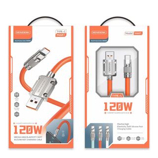 Cáp sạc siêu nhanh Sendem M68T 120W chân TypeC