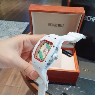 ĐỒNG HỒ NỮ TRUNG CẤP RI.CHA MILER KẸO TRẮNG