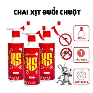 Chai Xịt Đuổi Chuột XS 500ml Thái Lan - Không Mùi, An toàn - Xua Đuổi Chuột, Gián, Côn Trùng Nguồn Gốc Thảo Mộc giá sỉ