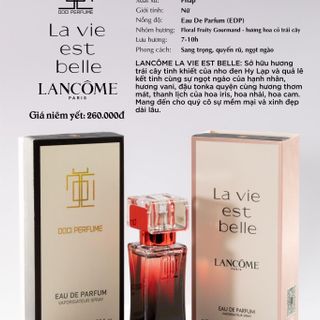 Nước Hoa Lancome_La_Vie_Est_Belle - DOCI Perfume Chai 25ml giá sỉ