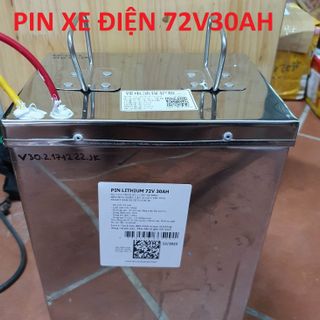 Pin LITHIUM LFP 72V 30AH cho xe điện 6 bình -feliz a2 2021