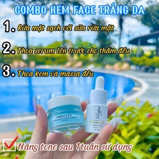 Bộ Đôi Trắng da trị mụn