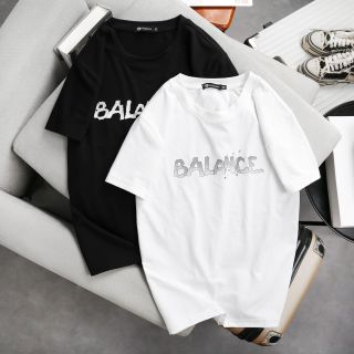 Áo thun nam cổ tròn BALANCE Cotton lụa thái trẻ trung trendy thun mềm mại thoáng mát, co giãn 4 chiều thấm hút tốt