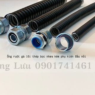 Ống ruột gà lõi thép bọc nhựa phi 16 (phi 3/8) giá sỉ