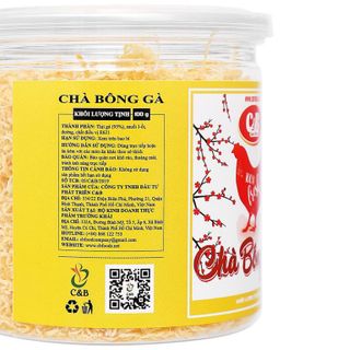 Hộp chà bông gà C&B 100g.