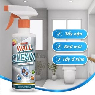 Bình xịt vệ sinh nhà cửa WALL CLEAN, Tẩy cặn canxi nhà tắm chuyên dụng giá sỉ