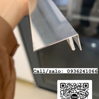 Nẹp chữ F nhôm, inox- Nẹp trang trí PTM