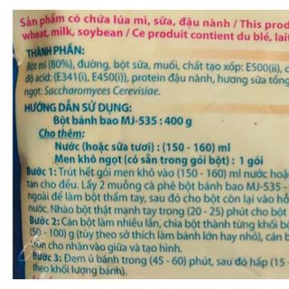 Bột bánh bao Mikko Hương Xưa gói 400g
