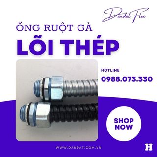 Ống Ruột Gà Chịu Nhiệt/ Ống Ruột Gà Bọc Lưới/ Ống Ruột Gà Lõi Thép Luồn Dây Điện/ Ống Thép Mạ Kẽm Luồn Dây Điện