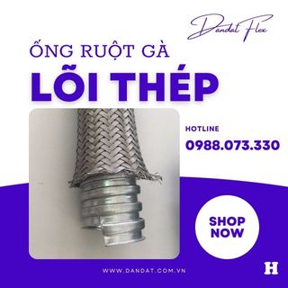 Ống Ruột Gà Chịu Nhiệt/ Ống Ruột Gà Bọc Lưới/ Ống Ruột Gà Lõi Thép Luồn Dây Điện/ Ống Thép Mạ Kẽm Luồn Dây Điện