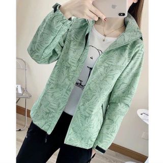 Áo gió nam nữ hoạ tiết hoa văn chống rét lót lưới