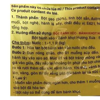 Bột bánh xèo Mikko Hương Xưa gói 500g