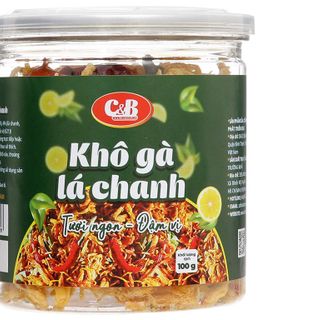 Hộp khô gà lá chanh C&B 100g