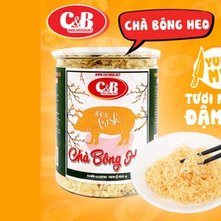 Hộp chà bông heo C&B 100g.
