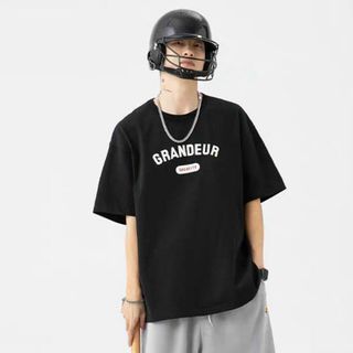 Áo thun nữ 3158 in chữ Grandeur chất liệu thun cotton thoáng mát-Thu