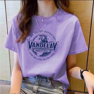Áo thun nữ in hình trái đất hiện đại, chất liệu thun cotton thoáng mát-Thu