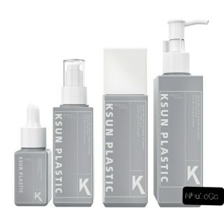 PETG Bộ Vỏ Chai MỸ Phẩm From Vuông 4 loại vòi, Nhựa PP Dày Dặn Cao cấp 30ml-100ml-150ml-180ml ( PETG Vỏ Chai Mỹ Phẩm In LoGo Theo Yêu Cầu) Hàng, Giá Tận xưởng.