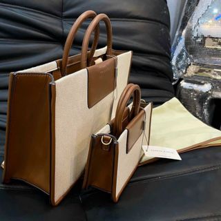 Sz 38cm - HÀNG LOẠI 1 - TÚI TOTE VẢI CANVAS PHỐI DA SIÊU ĐẸP