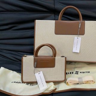 Sz 38cm - HÀNG LOẠI 1 - TÚI TOTE VẢI CANVAS PHỐI DA SIÊU ĐẸP