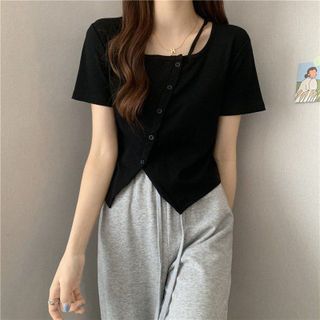 Áo nút kiểu hàng đẹp giá tốt